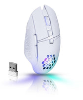 Mysz bezprzewodowa Defender GLORY GM-514 optyczna 3200dpi biała RGB AKUMULATOR 7 przycisków Gaming