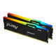 Pamięć DDR5 Kingston FURY Beast RGB 32GB (2x16GB) 6000MHz CL36 1,35V Black