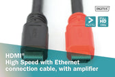 Kabel HDMI DIGITUS Highspeed Eth. 1.4 GOLD Typ A, M/M ze wzmac. 10m Black