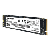 Dysk SSD Patriot P320 256GB M.2 2280 PCIe Gen3 x4 NVMe (2200/1200 MB/s)