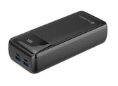 Powerbank GoGEN PB300002B 30000 mAh USB-C PD 65W QC 22,5W LCD czarny