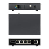 Switch niezarządzalny Intellinet 4x 10/100/1000 Mbps PoE+, 1x RJ45 Uplink, desktop
