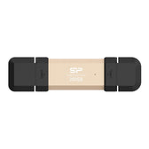 Dysk zewnętrzny SSD Silicon Power DS72 250GB USB-A USB-C (1050/850 MB/s) złoty