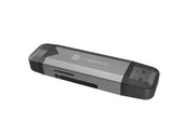 Czytnik kart Natec Scarab 3 USB-A + USB-C SD/MICRO SD USB 3.1 Gen 1 Szary