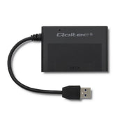 Obudowa Qoltec na dysk HDD/SSD 2.5" SATA3 | USB 3.0 | Czarna