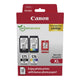 Zestaw tuszy Canon PG-575 XL Black 15 ml 300 str./CL-576 XL Color 12,6 ml 300 str. + papier fotograficzny GP-501 Glossy (5437C006)