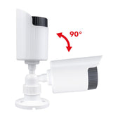 Atrapa kamer tubowych Maclean IR1800 WT, zestaw dwóch, diody IR LED, biała, zasilanie 2xAA (brak w zestawie), ABS