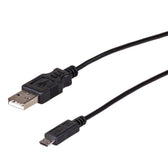 Kabel USB 2.0 Akyga AK-USB-21 USB A (M) - micro USB B (M) 1m czarny