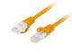 Patchcord Lanberg UTP kat.6 5m LSZH CU fluke passed pomarańczowy