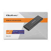 Obudowa/kieszeń Qoltec do dysków M.2 SSD | NVME | PCI-E | USB-C