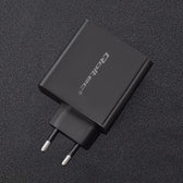 Ładowarka sieciowa Qoltec 63W | 5-20V | 1.5-3A | USB typ C PD | USB QC 3.0 | Czarna