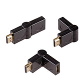 Adapter Akyga AK-AD-40 HDMI /M - HDMI /F kątowy 180 stopni