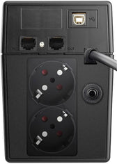 Zasilacz awaryjny UPS Power Walker Line-Interactive 600VA 2X SCHUKO 230V RJ11/45 IN/OUT, USB, LCD