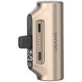 Powerbank Usams PB79 3000mAh 1xUSB-C Mini Tail Plug beżowy