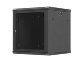 Szafa instalacyjna Rack Lanberg wisząca 19" 12U 600x600 czarna drzwi perforowane (flat pack)