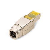 Wtyk RJ45 DIGITUS kat.6A, PoE++, 10GbE, ekranowany, metalowy, beznarzędziowy, AWG 27-22,linka/drut