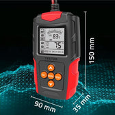 Tester cyfrowy Qoltec akumulatora z wyświetlaczem LCD | 12V | 24V | 3Ah-200Ah