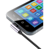 Kabel Techly USB 2.0 USB-C na USB-C kątowy 0,5m M/M 3A