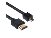 Kabel HDMI A-D Maclean MCTV-722 HDMI 1.4 (M) - microHDMI 1.4 (M) ULTRA SLIM, czarny 2m