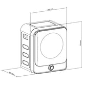 Suszarka elektryczna do ubrań GreenBlue GB415, bębnowa, 3kg wsad