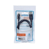 Kabel Manhattan USB 3.1 GEN2 MIC-C/A M/M 1m, czarny
