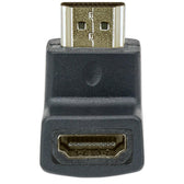 Adapter kątowy Manhattan HDMI Dolny HDMI-HDMI M/F 4K*60Hz