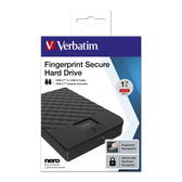 Dysk zewnętrzny Verbatim 1TB 2.5" FingerPrint Secure USB-C 3.0 Gen1 czytnik linii papilarnych