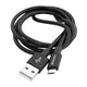 Kabel Verbatim micro USB-B(M) - USB-A(M) 1m czarny