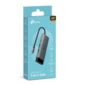 Hub USB TP-Link UH7021C USB-C 3xUSB HDMI SD microSD USB-C PD