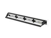 Patch panel Lanberg 24 port 1U kat.6A czarny