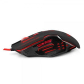 Mysz przewodowa Esperanza MX403 Apache optyczna Gaming 6D USB czerwono-czarna