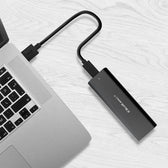 Obudowa/kieszeń Qoltec do dysków M.2 SSD | NVME | PCI-E | USB-C