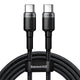 Kabel USB-C PD 2.0 200cm Baseus Cafule CATKLF-ALG1 Quick Charge 3.0 5A z obsługą szybkiego ładowania 100W