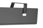 Kanał stalowy DIGITUS do organizacji okablowania z uchwytami montaż śruby dł. 60cm czarny