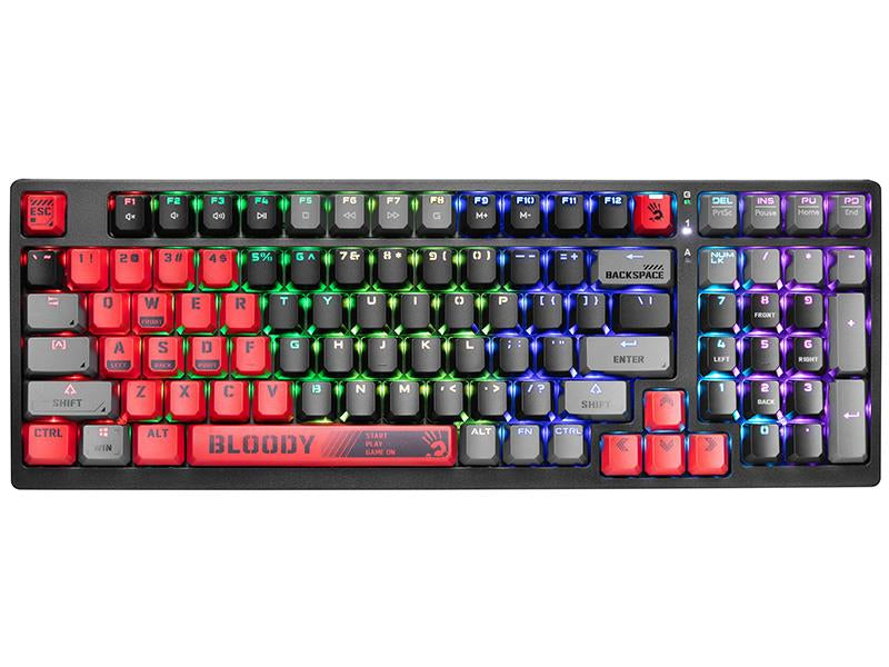 Klawiatura przewodowa A4Tech Bloody S98 Sports Red mechaniczna