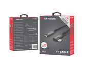 Kabel Genesis USB-C M/M 3.1 Gen 2 3M 10GB/S PD 60W VR Czarny