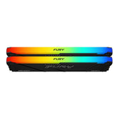 Pamięć DDR4 Kingston Fury Beast RGB 32GB (2x16GB) 3200MHz CL16 1,35V czarna