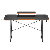 Biurko gamingowe z półką na monitor NanoRS RS170, 50kg max, wysokość 850mm, czarne