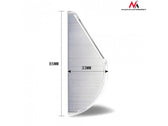 Lampa solarna Maclean MCE170 ścienna 5 SMD inox