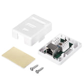 Gniazdo natynkowe kompletne 1xRJ45 8p8c FTP Cat5e LSA Netrack