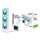 Chłodzenie wodne ASRock Challenger White 360 Digital 3x120mm