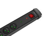 Listwa zasilająca Lanberg SP1 1.5m 5x 230V PL czarna