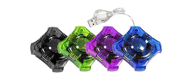 Hub USB 2.0 Esperanza 4 porty "Star" niebieski