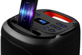 Głośnik Defender BOOMER 50 Bluetooth 50W MP3/FM/SD/USB/AUX/TWS/LED/MIC KARAOKE czarny