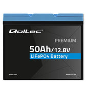 Akumulator LiFePO4 Qoltec Litowo-Żelazowo-Fosforanowy | 12.8V | 50Ah | 640Wh | BMS
