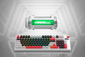 Klawiatura bezprzewodowa Monka STORM KG991W mechaniczna bluetooth + 2.4 GHz + kabel Gaming RGB