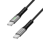 Kabel USB 3.2 Gen2x2 LogiLink CU0442 USB-C - USB-C, M/M, 20 Gb/s, 240 W, 4K, czarny, 1m