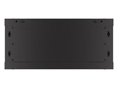 Szafa instalacyjna Lanberg rack wisząca 19" 4U 600x450 drzwi perforowane czarna (flat pack)