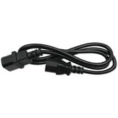 Kabel zasilający Qoltec do UPS | IEC C13/C14 | 3x0.75mm2 | 1m