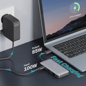 Stacja dokująca podróżna DIGITUS USB Typ C 7-portów HDMI 4K/60Hz PD 3.0